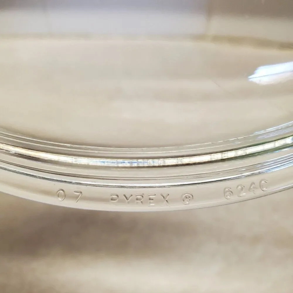 Pyrex Glass Lid 624C 8.25